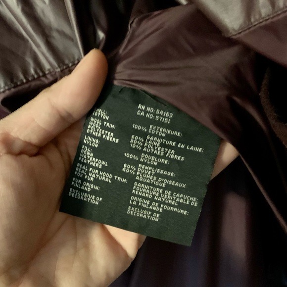 Andrew Marc Morro Coated Down Jacket, Burgundy, XL - Picture 8 of 8